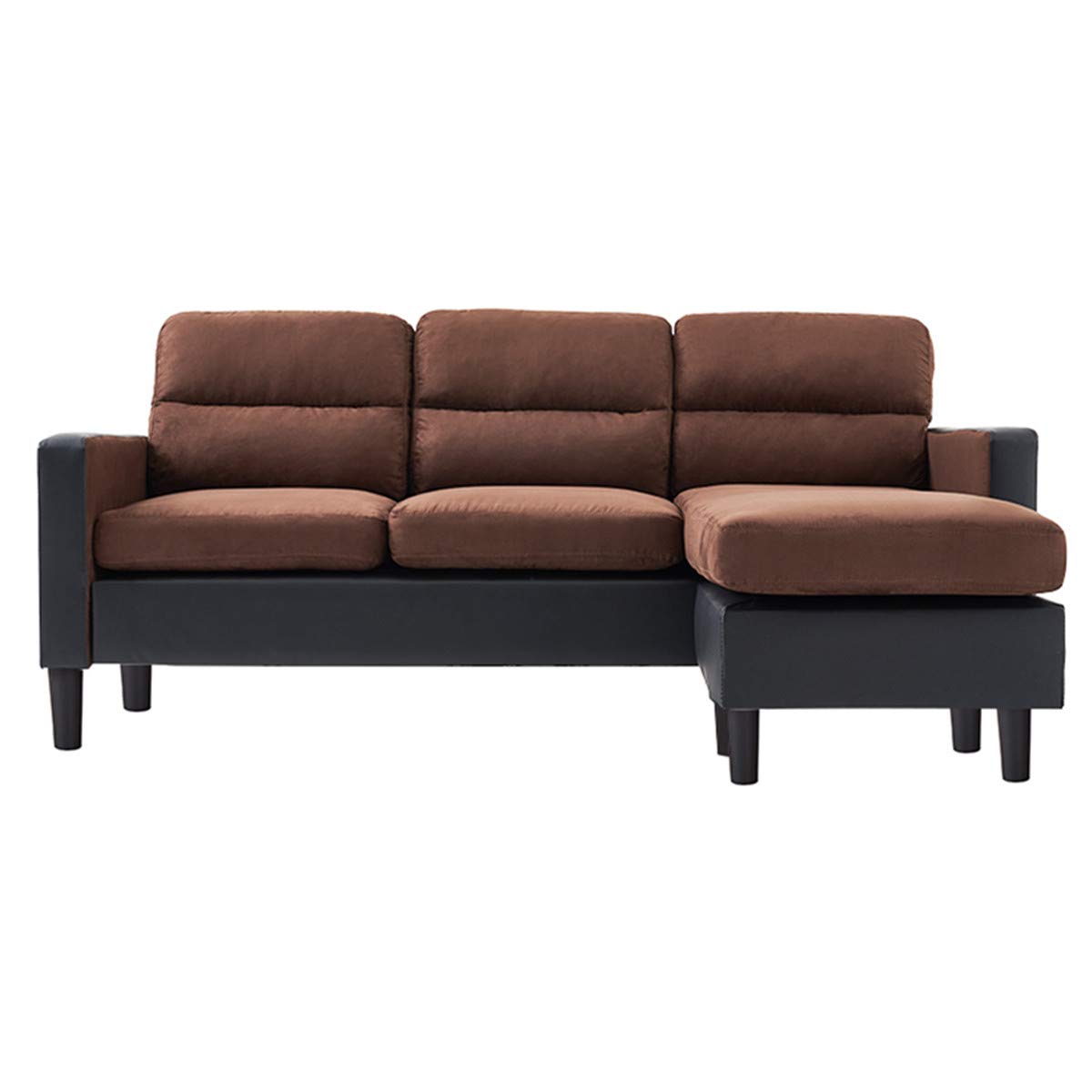 Buy PALDIN Modern Sectional Sofa, contemporary L shaped Fabric Corner