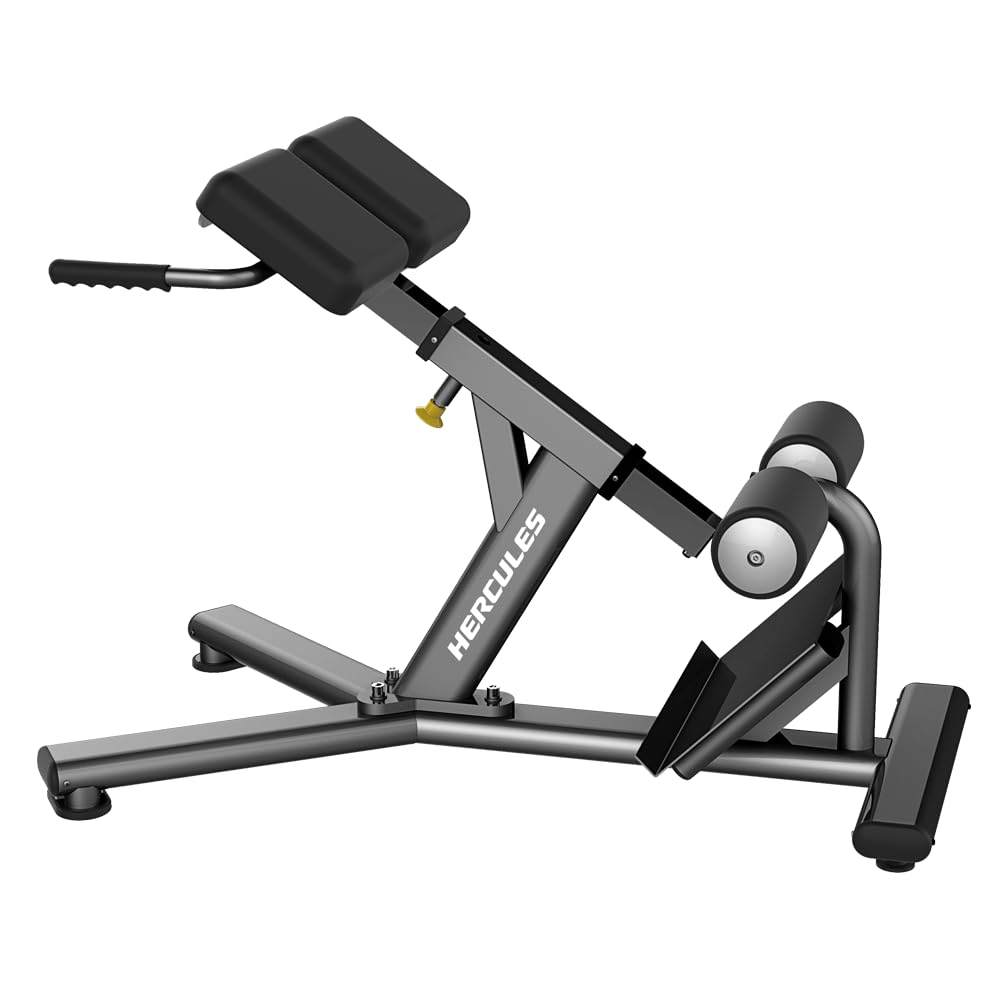 Hercules Fitness Adjustable Hyper Extension Chair/Exercise Hyper Bench for Stronger Back PRO Edition - Home & Commercial Purpose (B0CK2SJYVG) Amazon Price History, Amazon Price Tracker