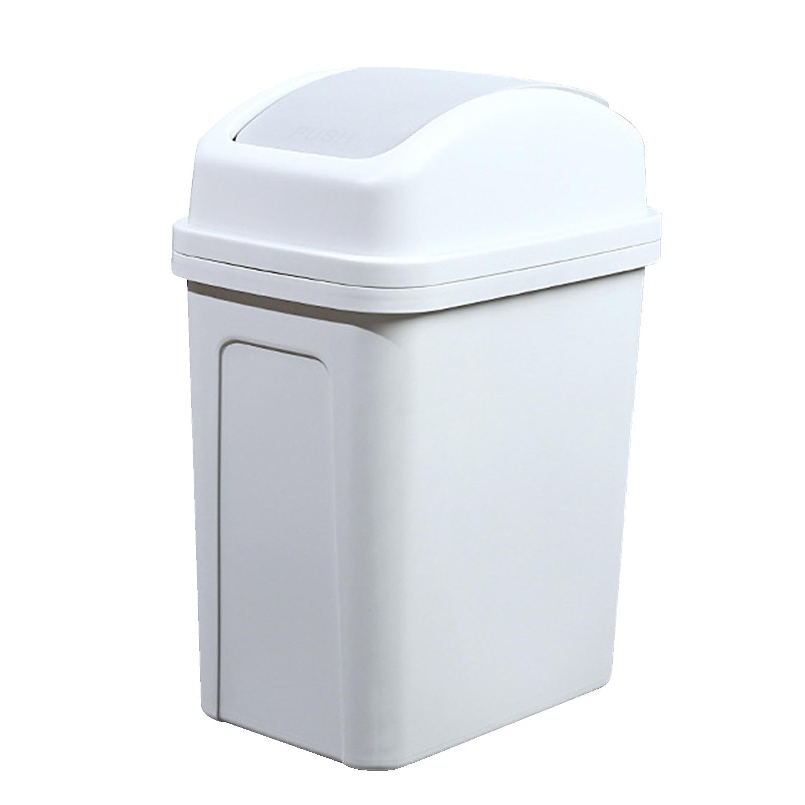 Bathroom swing dustbin kitchen trash can swing lid para hogar 8