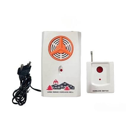 Rosario Wireless High Range Cordless Remote Calling Bell with Remote for Office, Home,factory school,clinic etc