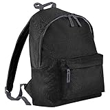 BagBase Homme Bg125 Sac à Dos agbase Fashion (18 litres) (Taille Unique) (Noir), Black