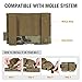VISMIX Rifle Mag Pouch, Double 5.56mm AR MOLLE Magazine Pouch with Quick Release Kydex Insert and MOLLE Compatible Camo