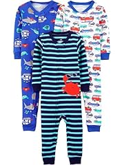 Blue Sea Life/Navy Stripe/White Cars