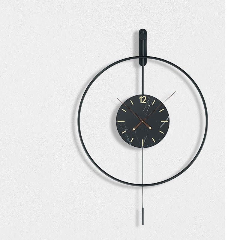 Horloge murale de salon moderne pendule murale géante silencieuse blanche - 2