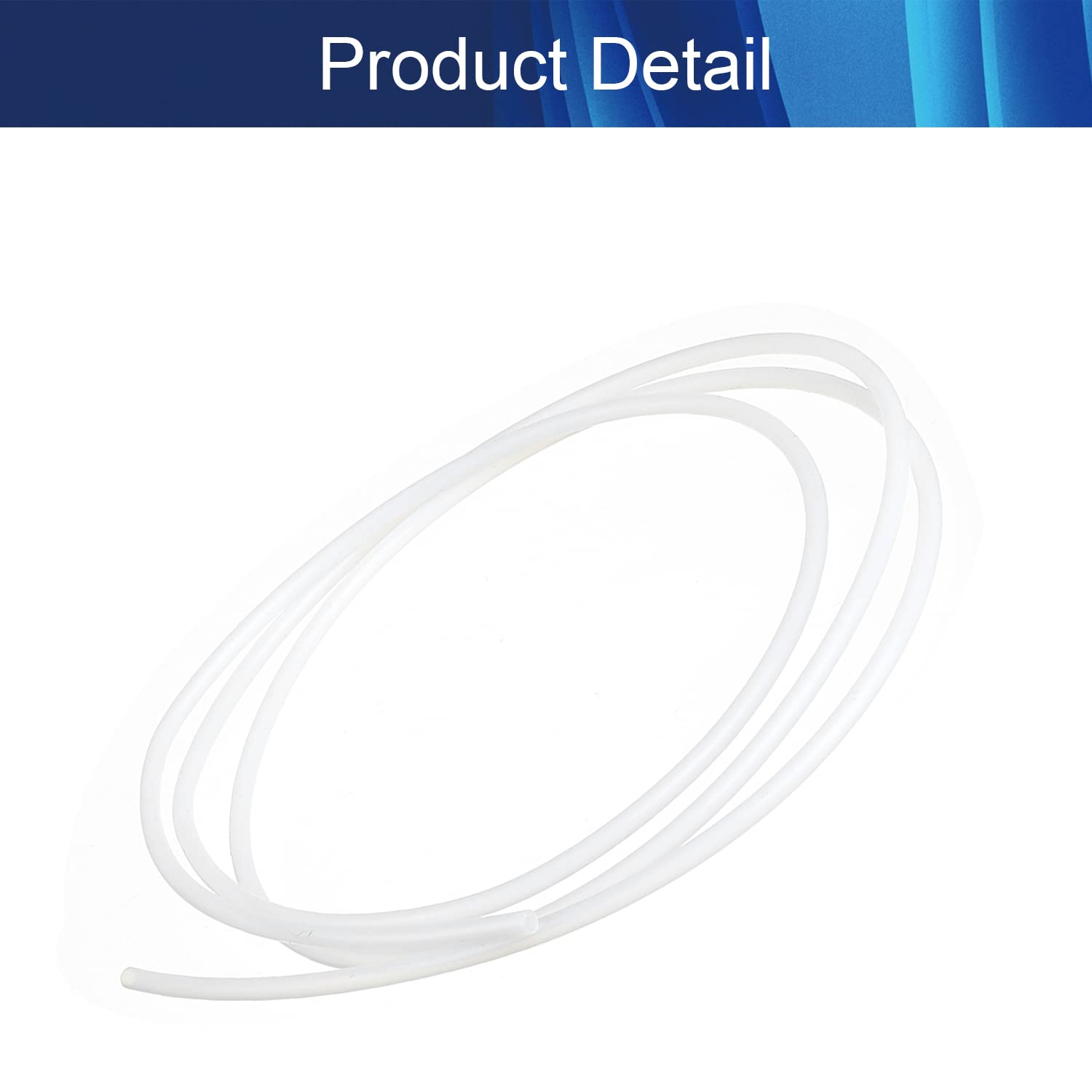 Othmro Tubo PTFE Per Stampante 3D, 2mm ID X 3mm OD X 2m, Trasparente, Resistente Al Calore Fino A 200°C