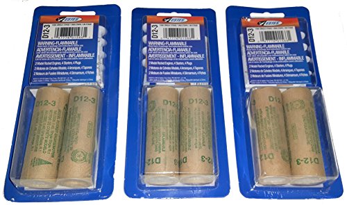 Estes D12-3 Mini Bulk Pack - 3 Packs of 2 (Total of 6 Engines)