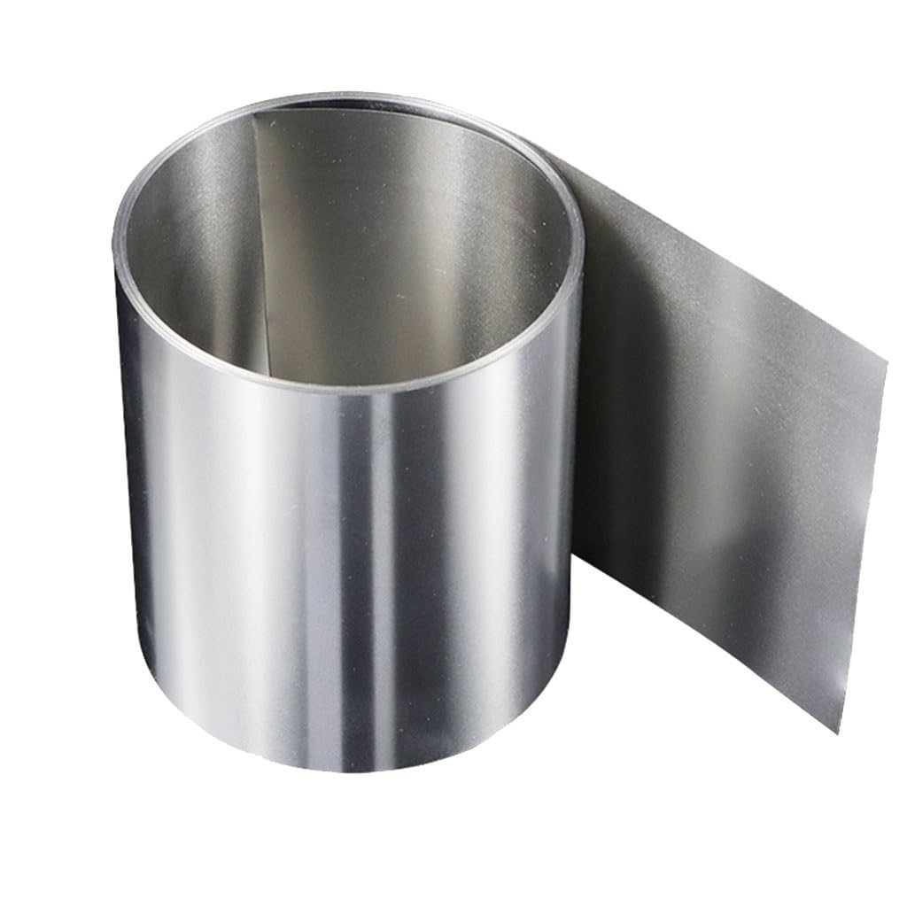 Edelstahlband, Dicke 0,1 Mm ~ 1,0 Mm, Breite 40–50 Mm, Länge 1000 Mm, 304 Stahlblech, Dünne Stahlplatte/Folie, Korrosionsbeständigkeit, 1 Stück(1.0mm,50mmx1000mm)