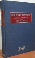 Wiley Real Estate Investment Analysis 047106582X Book Cover