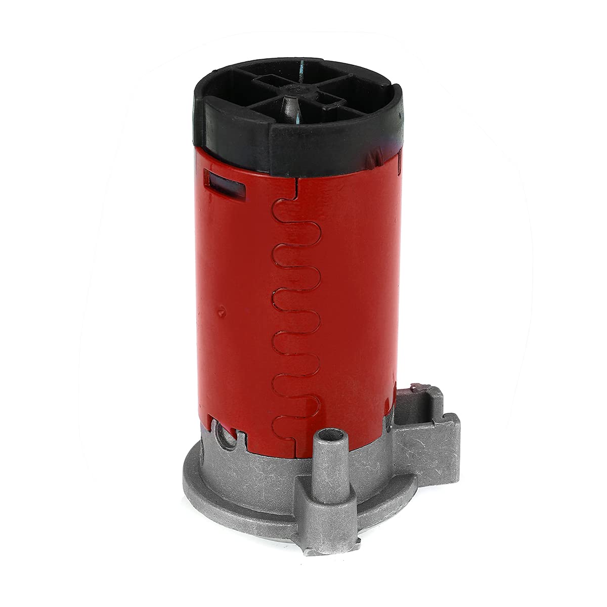 YONGYAO Coche Bocina 150DB Bocina de Aire 450 mm Bocina de Altavoz Cromo Zinc Negro Individual-Rojo
