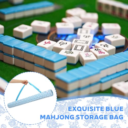 Bolsa para transportar tapete de Mahjong de 35 pulgadas miniatura 6
