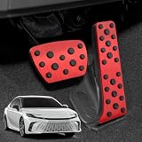CKE for 9th Gen Camry 2025-2026 Anti-Slip Foot Pedal Covers -Red