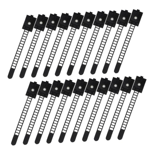 25 Clips adhesivos organizadores para cables y alambres para oficina miniatura 6
