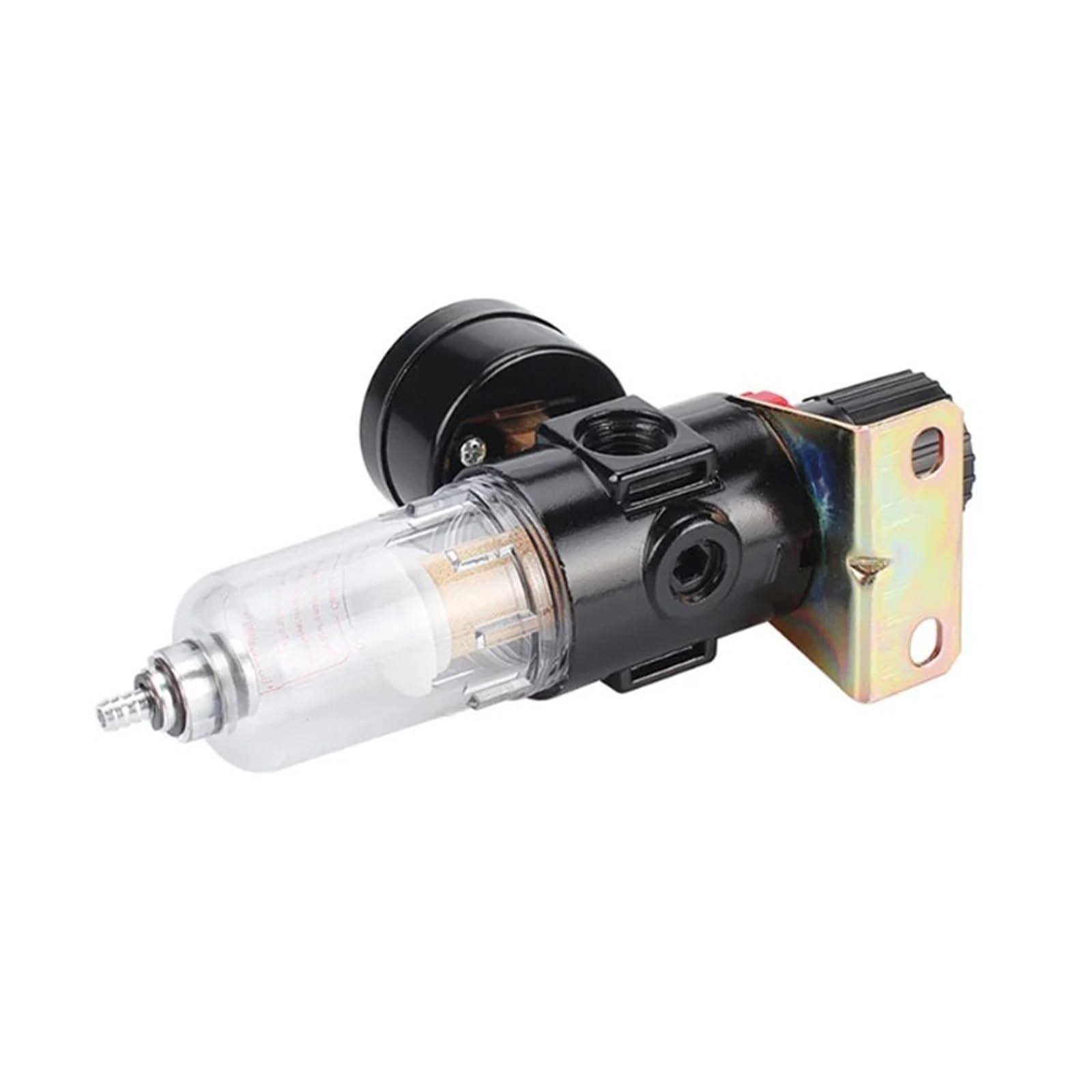 AFR2000 AFC2000 Regolatore Filtro Pneumatico Unità di Trattamento Aria Pressostati Manometro per Compressore con Raccordi (AFC 10mm)