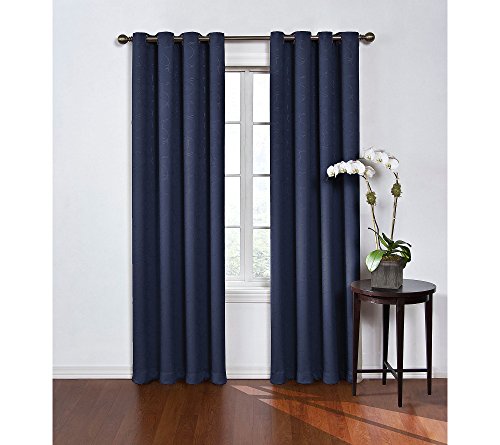 Modern Blackout Thermal Grommet Window Curtains...