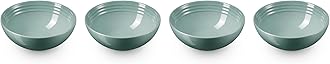 Stoneware Set of 4 Soup Bowls, 22 oz. (6.25") each, Sea Salt