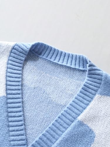 men's pullover sweaters Colorblock Drop Shoulder Cardigan For Dailywear Back3