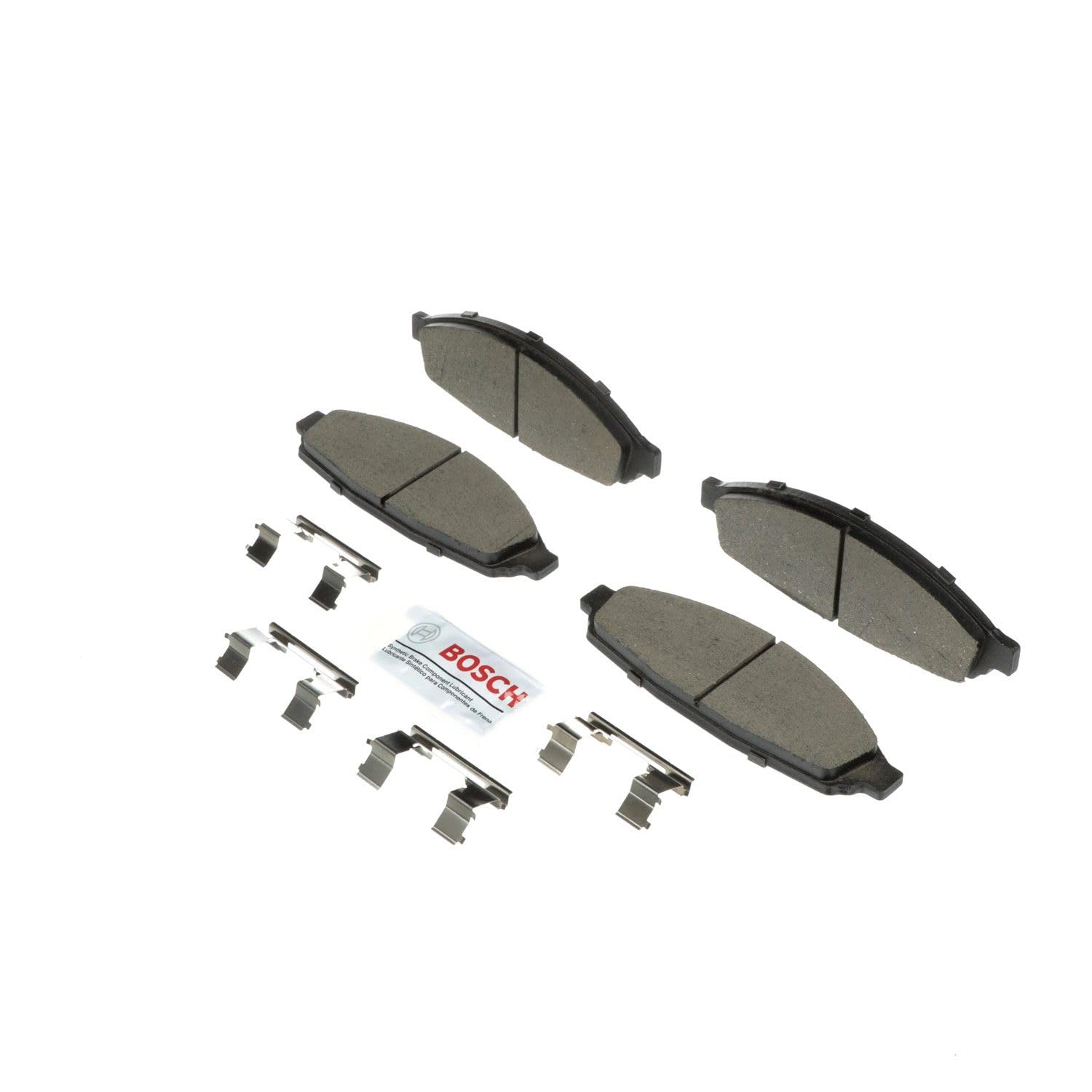 BOSCH BC931 QuietCast Premium Ceramic Disc Brake Pad Set - Compatible With Select Ford Crown Victoria; Lincoln Town Car; Mercury Grand Marquis, Marauder; FRONT