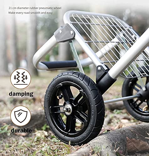 Carrito de Compras Plegable con Ruedas Giratorias miniatura 3