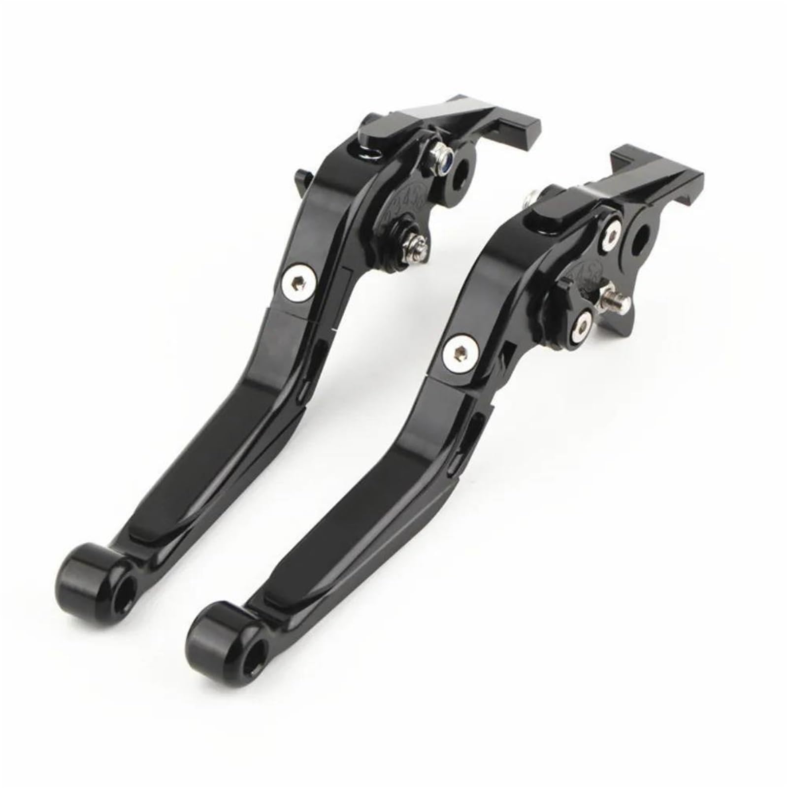 pour NMAX 155 Leviers d'embrayage De Frein Moto avec Serrure Stationnement Pièces Moto Réglables Extensibles Pliantes Frein Main Embrayage Leviers(Black)