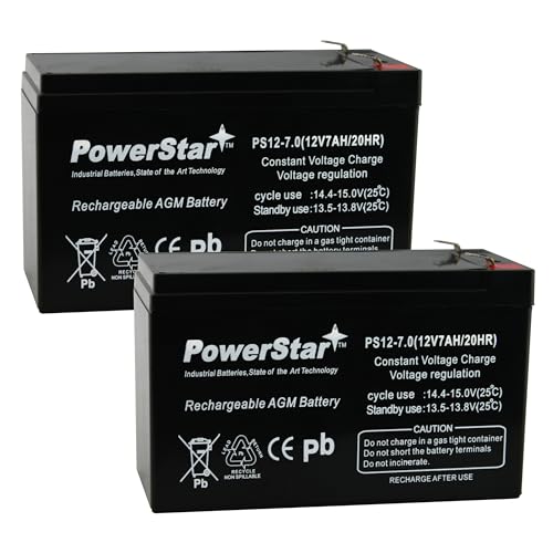 Replacement Batteries for Razor MX350 Dirt Rocket 12V Sealed Lead Acid (SLA) Battery Pack Reuse Existing Cables/Wires Compatible with Razor Electric Scooter Long-Lasting & High Performance