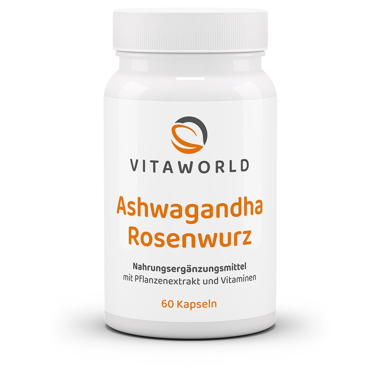 3er Pack Vita World Ashwagandha Rosenwurz Komplex 3 x 60 VEGAN/VEGETARISCH Kapseln Apotheker-Herstellung