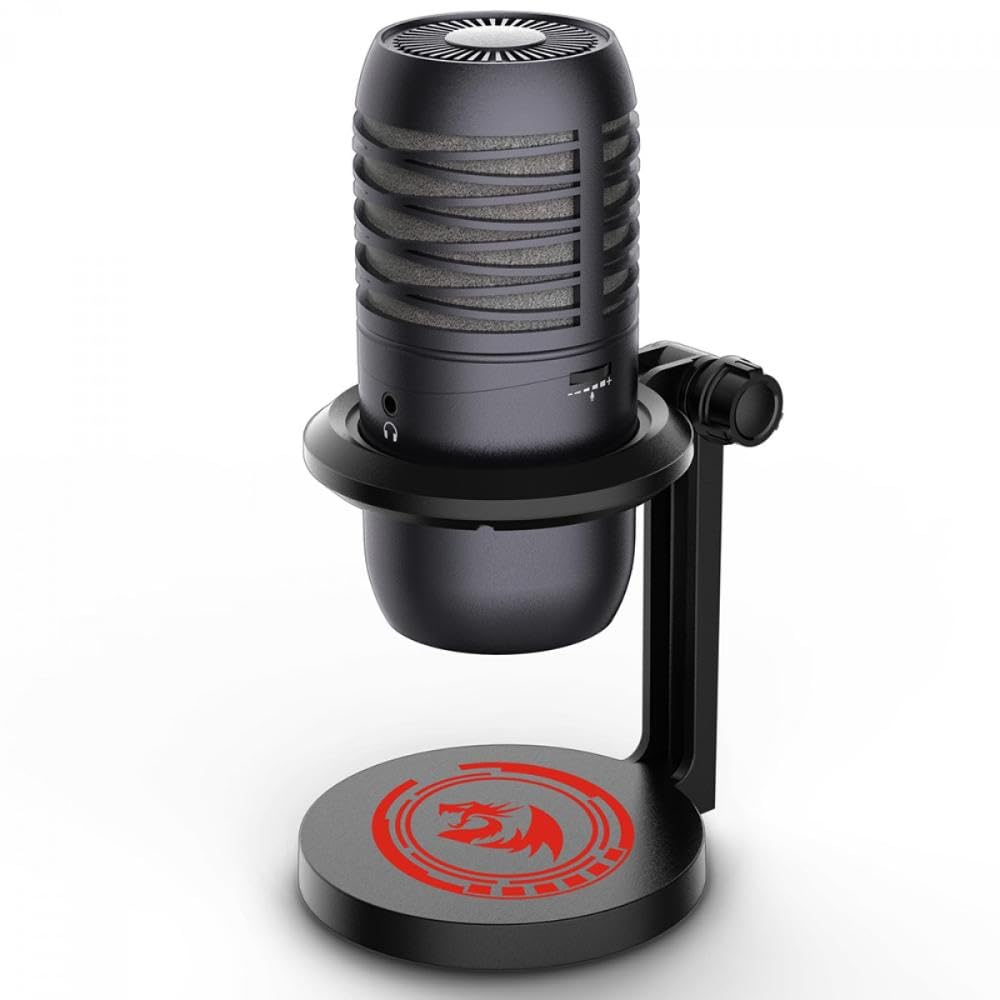 Redragon Nebula 6 Color LED USB Condenser Gaming Microphone with Desktop Stand GM211 - Image 2