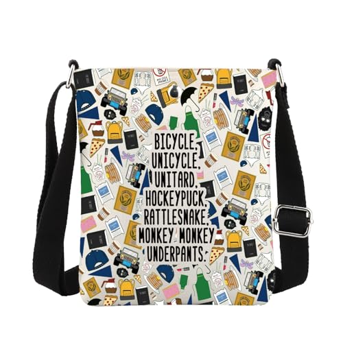 MBMSO Stars Hollow Crossbody Bag Gilm TV Show Gift for Lorelai Rory Fans Gift Luke's Diner Crossbody Purse Lukes Cafe Gift