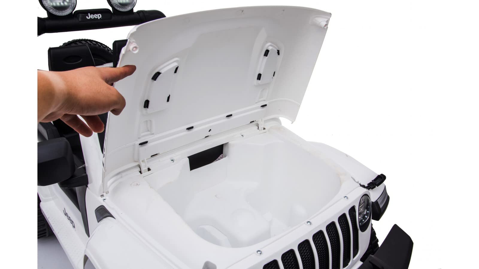 Samochód elektryczny dla dzieci Jeep Wrangler Rubicon Full Optional elektryczny samochód dziecięcy pilot zdalnego sterowania 2-osobowa skórzane siedzenie otwierane drzwi podwójny silnik elektryczny 12