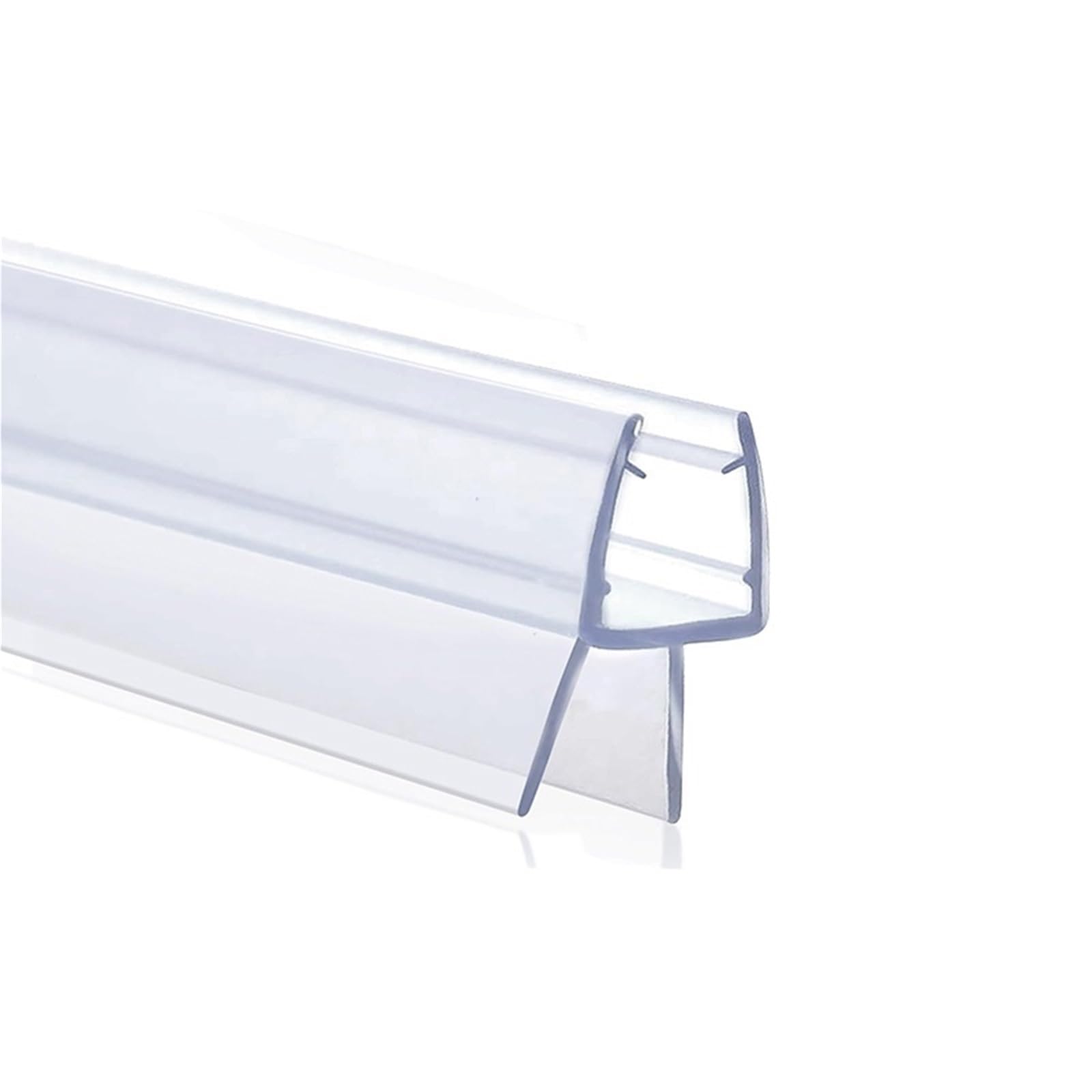 50 cm * 6 stücke Dusche Tür Boden Dichtung 4-6mm Lücken Glas Bildschirm Rahmenlose Streifen Badezimmer tür Sweep Heimwerker für Duschtüren, Glas(20mm)