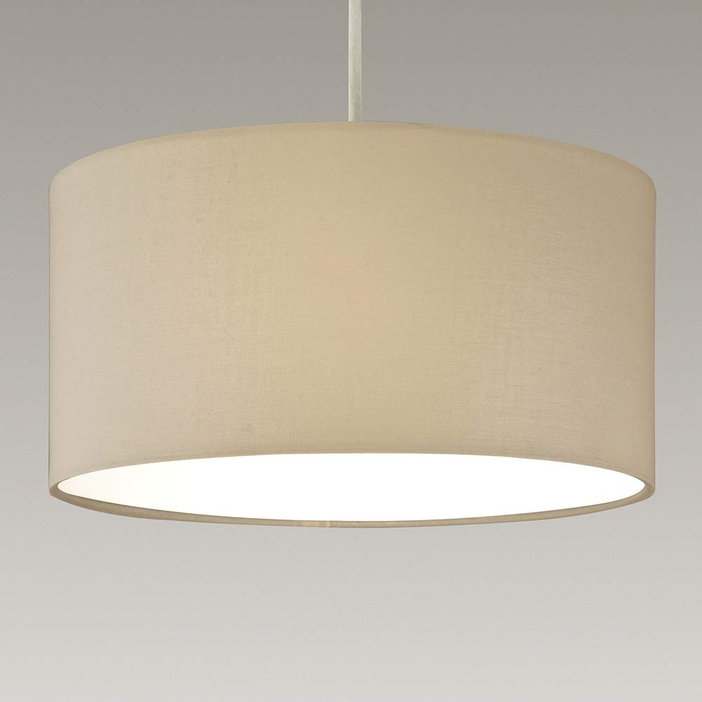 Cream Ceiling Pendant Shade with Diffuser in Base