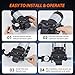Industrial Water Pressure Booster Pump 110VAC 3.5GPM 55PSI w/124ft Head Lift - Self-Priming Marine/RV & Home Use Diaphragm Pump for Garden Hose, Yacht Water System