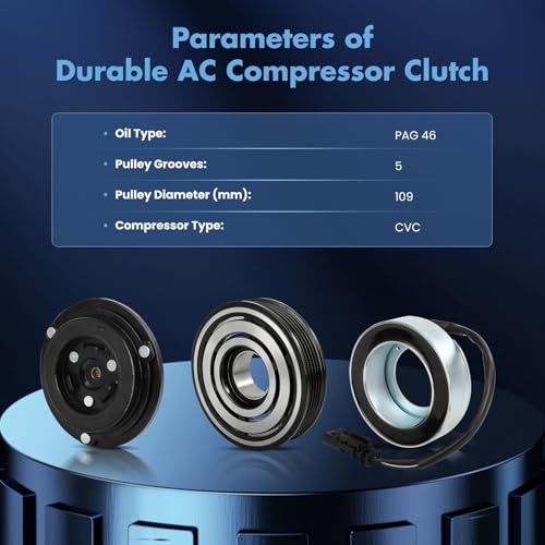 Image of ECCPP AC Compressor Clutch 2012-2016 Fit for Chevrolet Cruze 1.4L