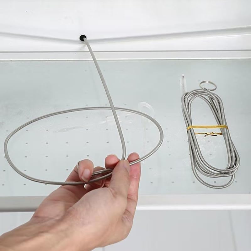 Kit De Nettoyage Pour Réfrigérateur 9 Pièces - Flexible, Seringue, Brosse Pour Trou De Vidange - Débouchage Et Entretien Facile