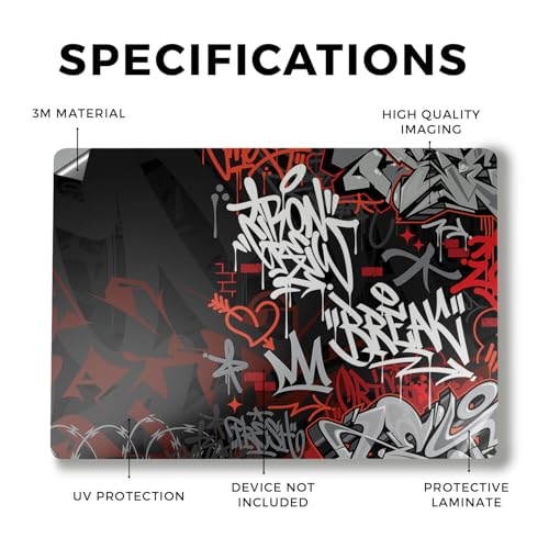 Image of Laptop Skin Compatible with Alienware M18 R2 (2024) - Red Tag - Premium 3M Vinyl Protective Wrap Decal Cover - Easy to Apply | Crafted in The USA by MightySkins