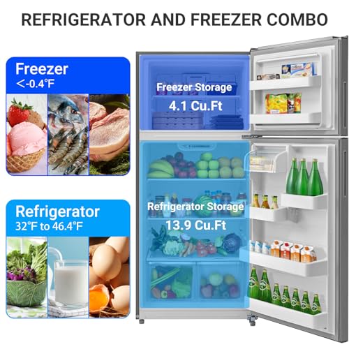 Techomey HDT-663WMU 30 Inch Freestanding Top Freezer Refrigerator thumb #2