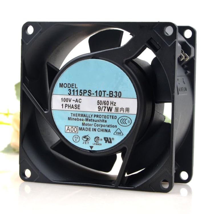 3115PS-10T-B30 100V 8038 9W 8CM aluminum frame cabinet AC cooling