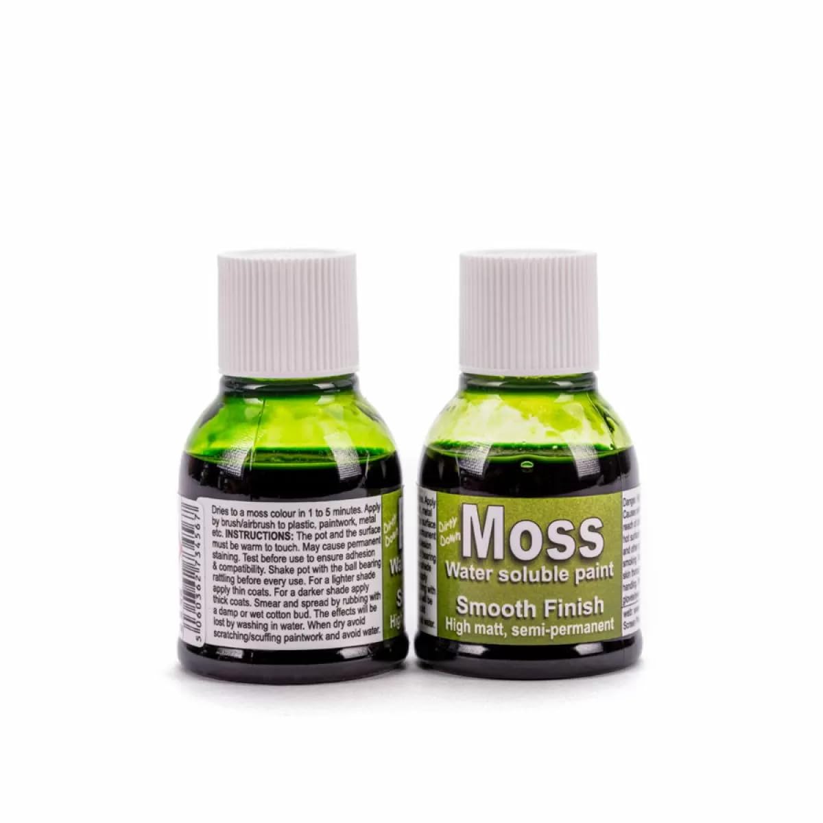Dirty Down Moss Effect Paint 25ml Bottle for Weathering & Diorama