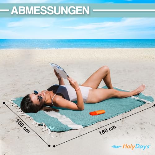 HolyDays® Telo Mare Grande Cotone 100x180, Fouta