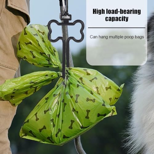 Image of 2 PCS Dog Poop Bag Holders,Hands-Free Pet Waste Bag Clips for Hold Waste Bag Poop Bags