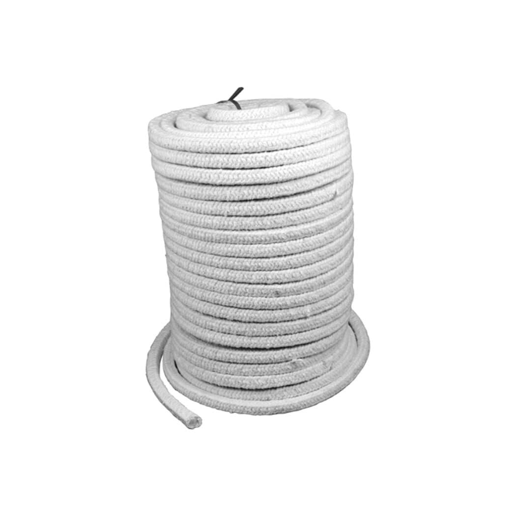 Linka z włókna ceramicznego pleciona uszczelka wysokotemperaturowa do pieca kotłowego pieca do pieca odlewniczego, kwadratowa długość 5 m, 22 mm x 22 mm x 5 m