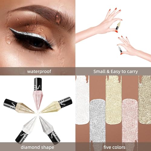 Heykomi Glittering Diamond Liquid Eyeliner Set miniatura 7
