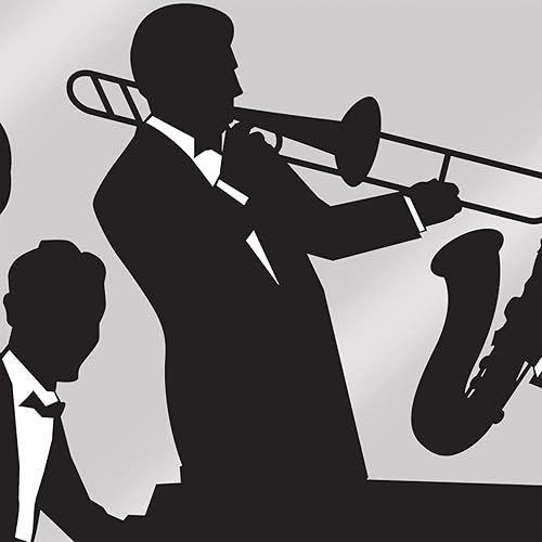 Miniatura 4 de Beistle Mural Insta-Mural de la Gran Banda de Jazz de los 20