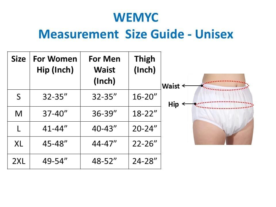Image of Adult Pull-On Pants Waterproof Incontinence Brief- Unisex - Soft, Noiseless I Swim Brief I Bedwetting Brief I Overpants (XL)