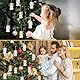 LAMEK 12 Stück Glas Engel Anhänger Schutzengel Weihnachtsbaum Schmuck Glückengel Christbaumschmuck Glücksbringer Ornamente Hängende Weihnachtsschmuck für Kamin Adventskranz Weihnachtsbaum Tür Fenster