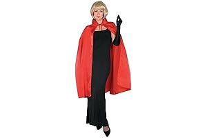 Rubie's Costume Red Satin Cape with Collar