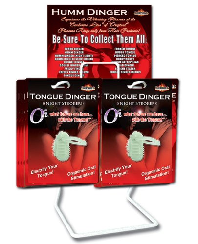 glow in the dark vibrating tongue ring LOVELAND TOYS - BITSY ULTRA MINI WAND - PB-34001-1-3348 main image 1