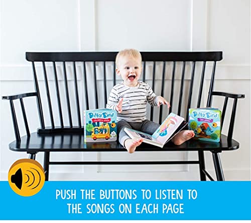 DITTY BIRD Children's Songs Soundbuch - Babyspielzeug mit Musik und Sound. 6 Sound-Knöpfen zum Englisch lernen. Perfekt für bilinguale Kinder ab 1 Jahr. - Image 6