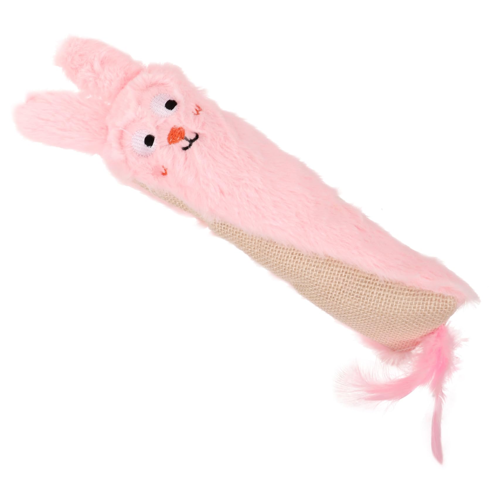 Toddmomy d'herbe à Chat De De Chat De Voiture pour Chat Herbe à Chat Drôle Chat pour Chats D'intérieur Trousse pour Chat Jouets Rose Peluche