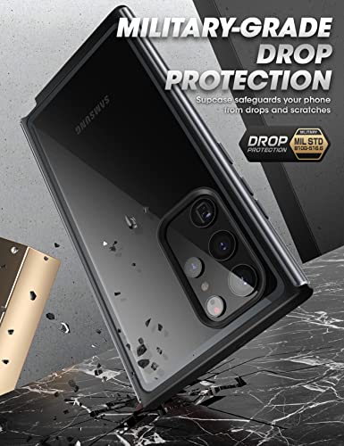 SUPCASE UB Edge Pro Series Case for Samsung Galaxy S22 Ultra 5G (2022 Release), Slim Frame Clear Protective Case with Built-in Screen Protector (Black) - Image 6