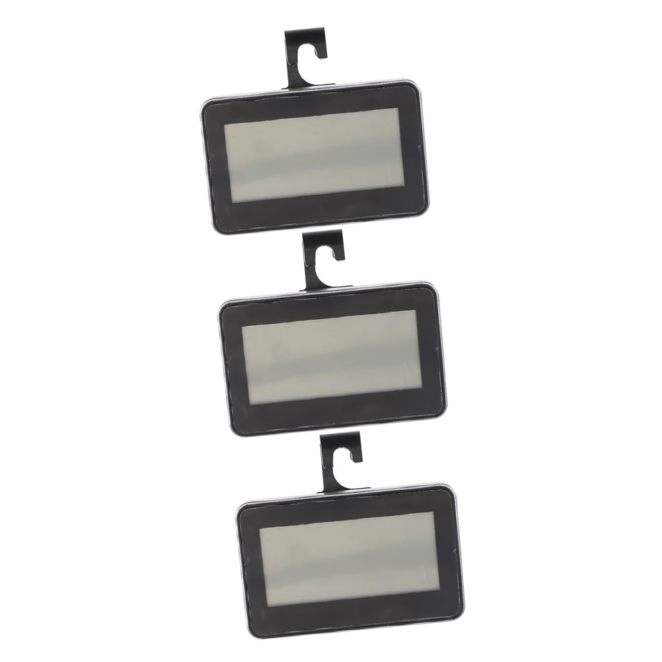MAGICLULU 3pezzi Termometro Elettronico Ad Alta Precisione Con Allarme Per Frigorifero Display Design Semplice e Supporto Magnetico Per Appendiere Nero